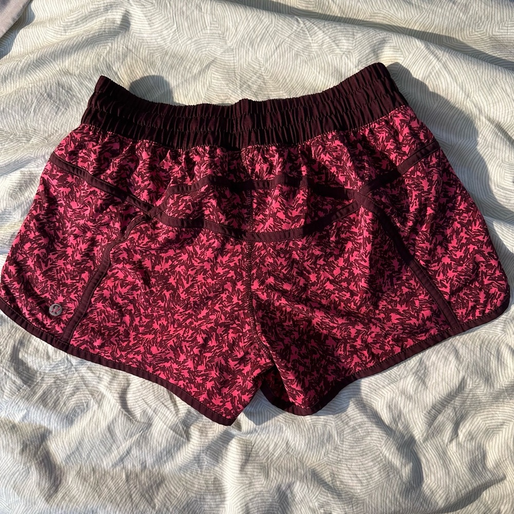 Pink & Berry Printed Lululemon Shorts